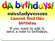 My birthday badge