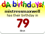 My birthday badge