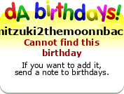 My birthday badge