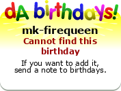 My birthday badge