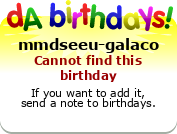 My birthday badge