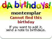 My birthday badge
