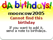 My birthday badge