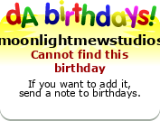 My birthday badge