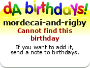 My birthday badge