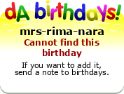 My birthday badge