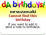 My birthday badge