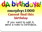 My birthday badge
