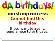 My birthday badge