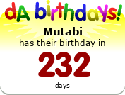 My birthday badge