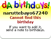 My birthday badge