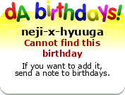 My birthday badge