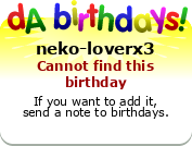 My birthday badge