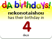 My birthday badge