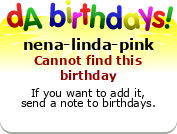 My birthday badge