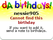 My birthday badge