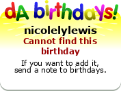 My birthday badge