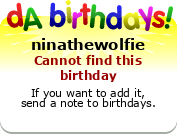 My birthday badge