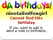 My birthday badge