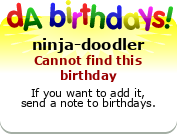 My birthday badge