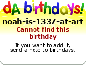 My birthday badge