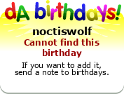 My birthday badge