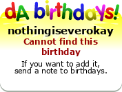My birthday badge