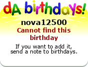 My birthday badge