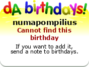 My birthday badge