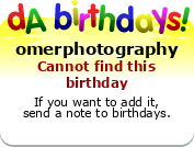 My birthday badge