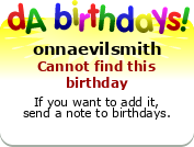 My birthday badge