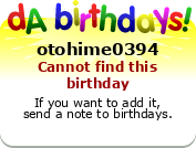 My birthday badge