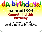 My birthday badge