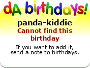 My birthday badge