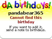 My birthday badge