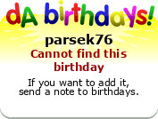 My birthday badge