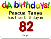 My birthday badge