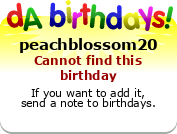 My birthday badge