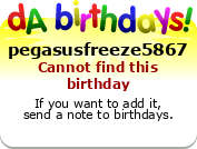 My birthday badge