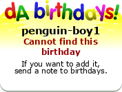 My birthday badge
