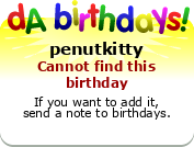 My birthday badge