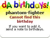 My birthday badge