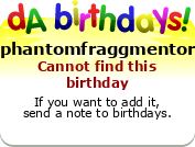My birthday badge