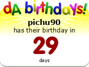 My birthday badge