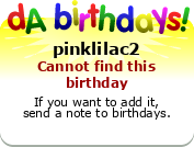My birthday badge