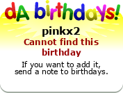 My birthday badge