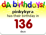 My birthday badge