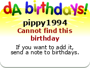 My birthday badge