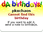 My birthday badge