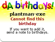 My birthday badge